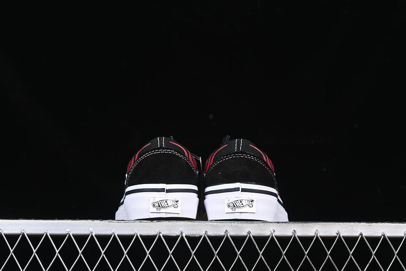 VANS OLD SKOOL WHITE/BLACK/RED