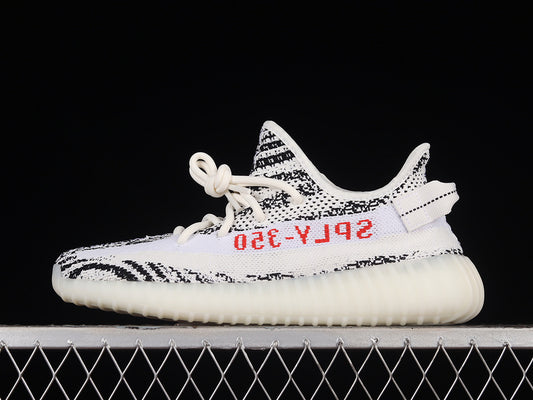 OG YEEZY BOOST 350 V2 ZEBRA WHITE/CORE BLACK/RED
