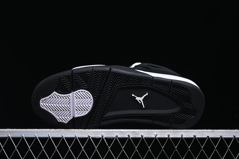 AIR JORDAN 4 RETRO WHITE THUNDER BLACK/WHITE/BLACK