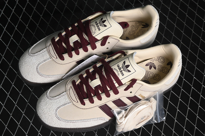 SAMBA OG WONDER WHITE/MAROON/PUTTY GREY