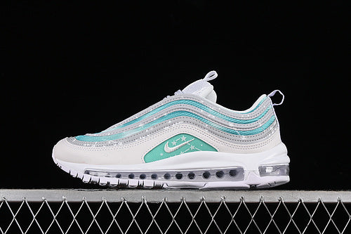 AIR MAX 97 WHITE/WOLF GREY-BLACK/GREEN