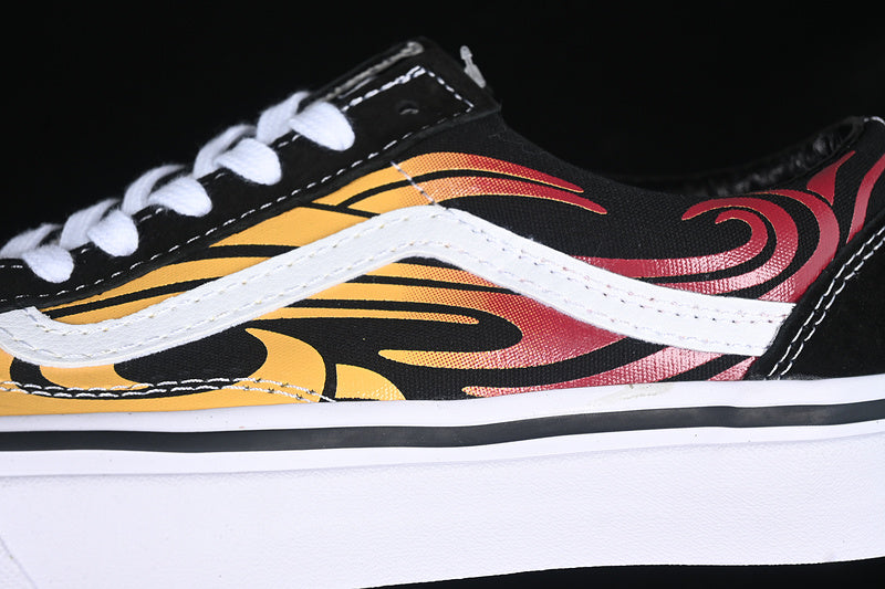 VANS OLD SKOOL WHITE/BLACK/RED