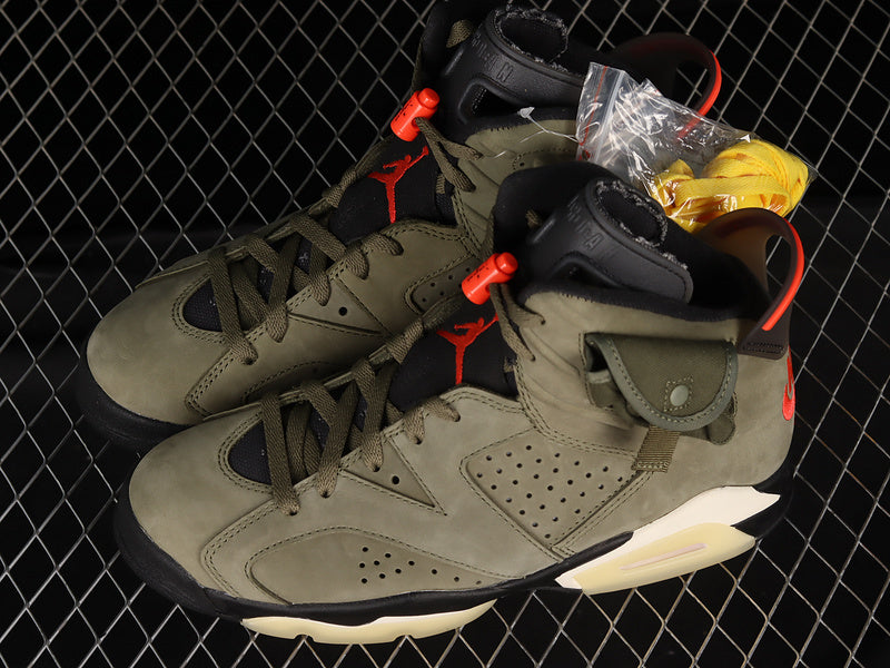 TRAVIS SCOTT X AIR JORDAN 6 OLIVE