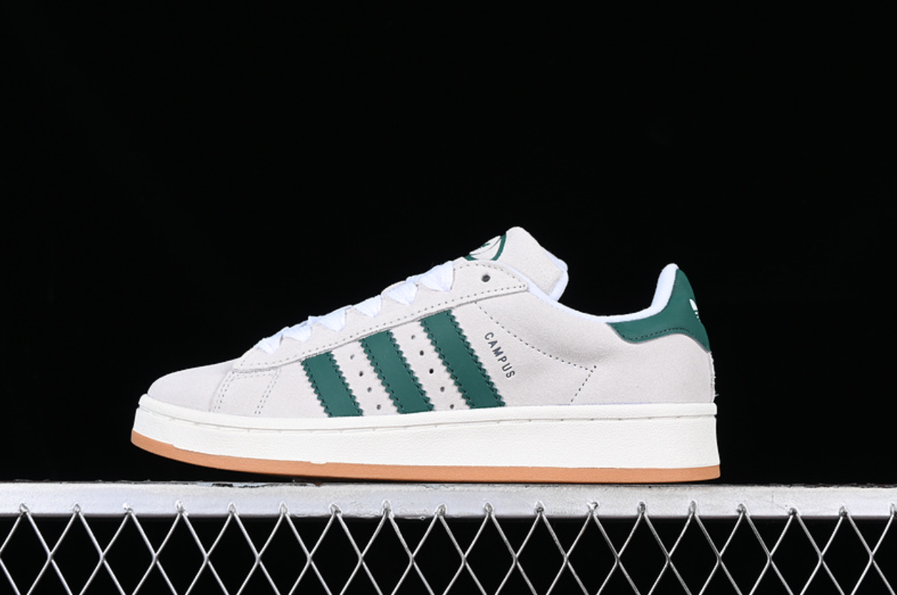 ADIDAS CAMPUS 00S CRYSTAL WHITE/DARK GREEN/OFF WHITE