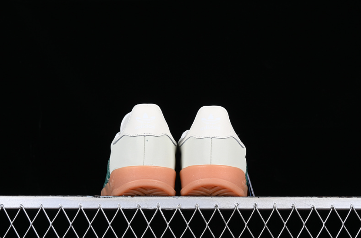 ADIDAS ORIGINALS GAZELLE INDOOR WHITE/GREEN/BROWN