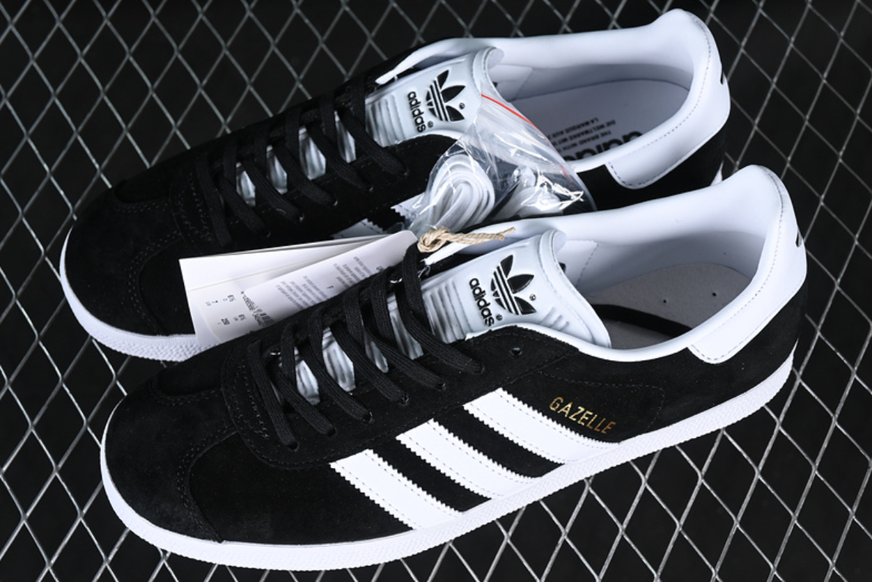 GAZELLE W WHITE/BLACK