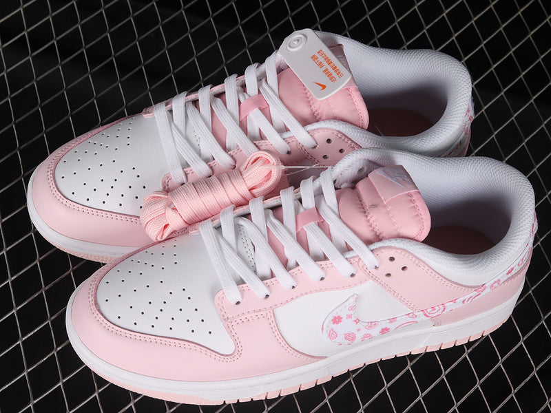NIKE DUNK LOW WHITE/MEDIUM SOFT PINK/PEARL PINK