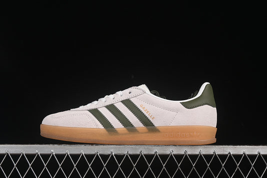 ORIGINALS GAZELLE INDOOR CLOUD WHITE/OLIVE STRATA/GOLD METALLIC