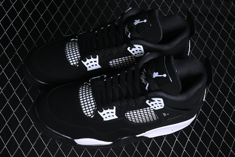 AIR JORDAN 4 RETRO WHITE THUNDER BLACK/WHITE/BLACK