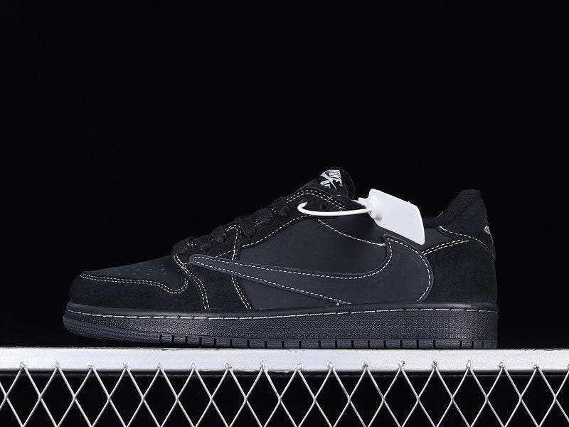 TS x AJ1 Low "Black Phantom"