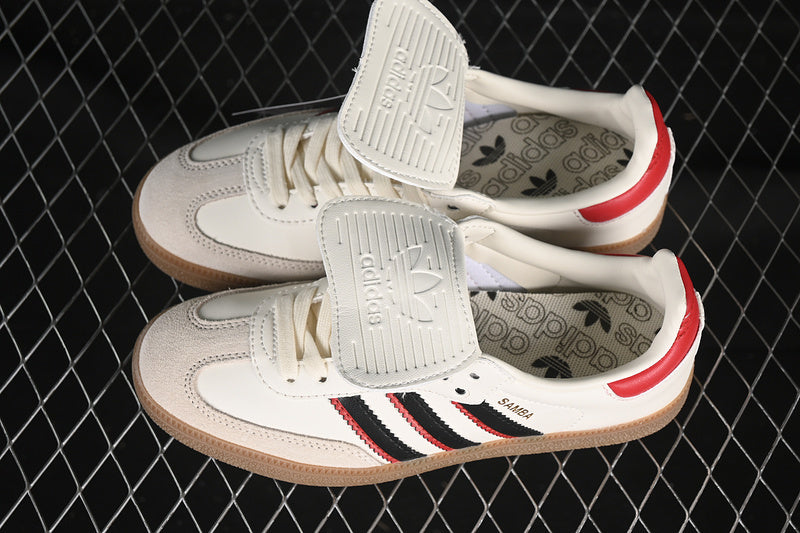 SAMBA LT CLOUD WHITE/CORE BLACK/BETTER SCARLET