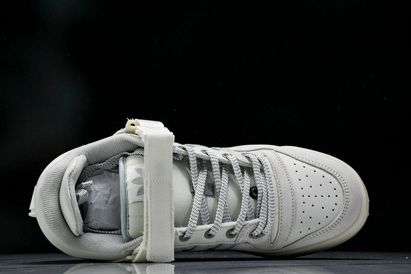 ADIDAS BAD BUNNY X FORUM BUCKLE LOW WHITE/CLEAR ONIX/CORE WHITE