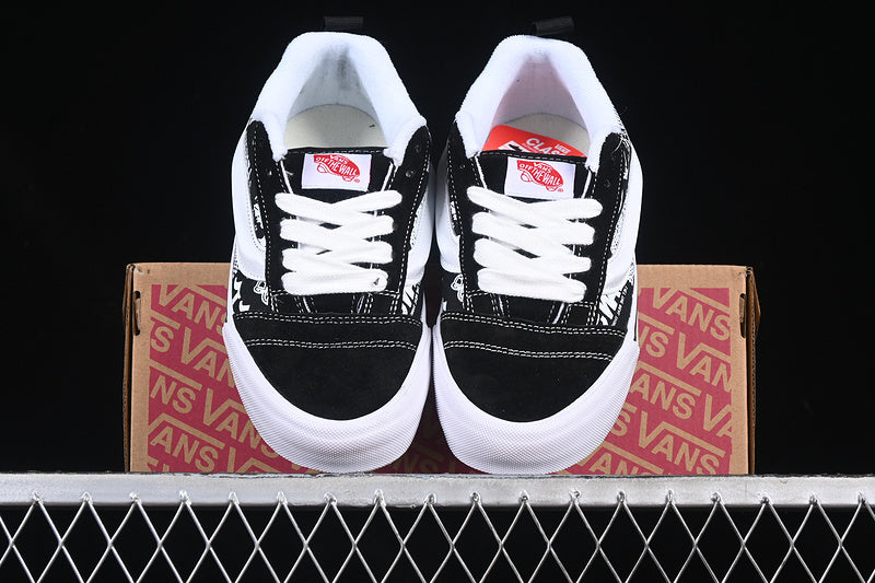VANS KNU SKOOL WHITE/BLACK