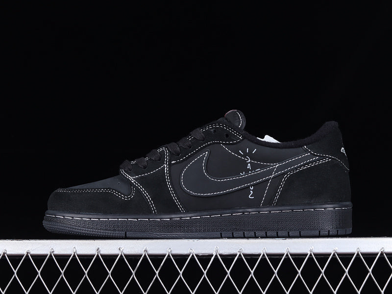 TS x AJ1 Low "Black Phantom"