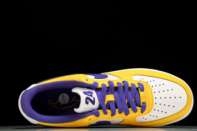 KOBE BRYANT X AIR FORCE 1 LOW 07 WHITE/VARSITY MAIZE/VARSITY PURPLE