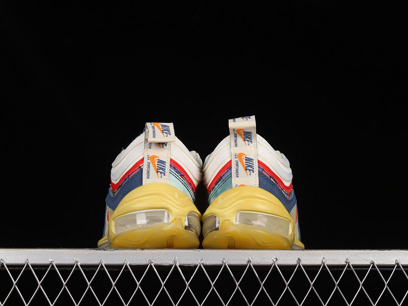 AIR MAX 97 COCONUT MILK/TRACK RED/FOSSIL