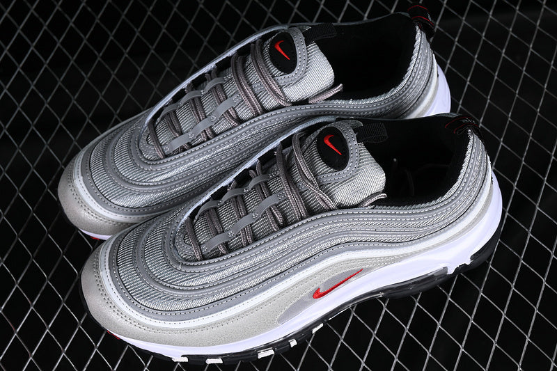 AIR MAX 97 OG QS SILVER BULLET 2017 METALLIC SILVER/VARSITY RED-WHITE-BLACK