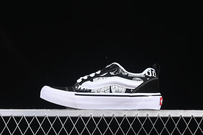 VANS KNU SKOOL WHITE/BLACK