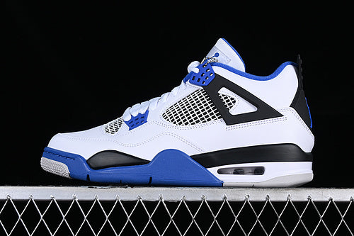 AIR JORDAN 4 RETRO MOTORSPORTS WITHE/BLUE