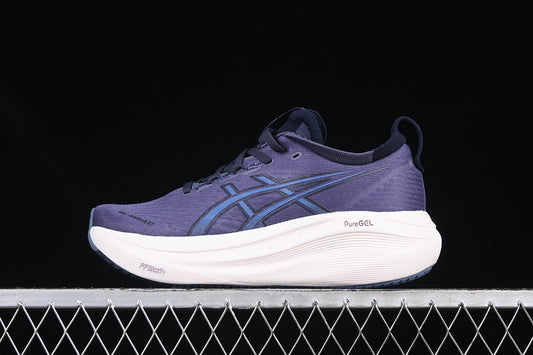 ASICS GEL-NIMBUS 27 WHITE/BLACK/BLUE/PURPLE