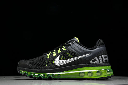 AIR MAX 2013 BLACK/VOLT/METALLIC SILVER