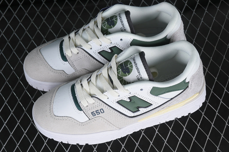 NEW BALANCE 550 WHITE/GREY/BLACK/GREEN