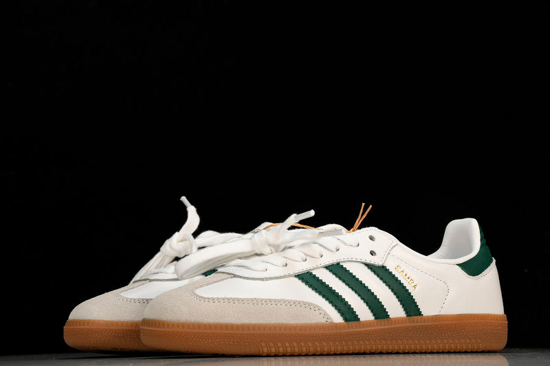 ADIDAS SAMBA OG WHITE/GREEN/BLACK